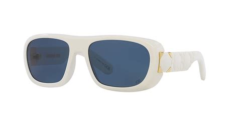 DIOR Lady9522S1I 59 Blue & Ivory Sunglasses.